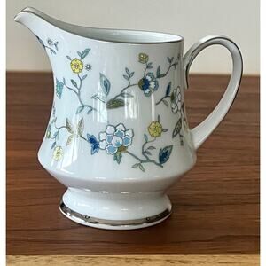 Creamer Chintz by Noritake Floral Navy Yellow Replacement Discontinued 1973-79
